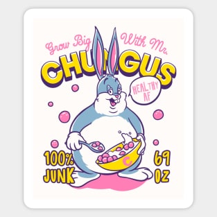 Big Chungus Cereal - Grow Big With Mr. Chungus | meme Sticker